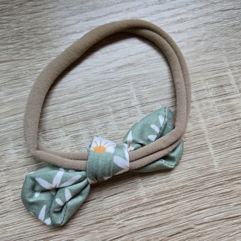 Baby Girl Sage Green Daisy Birthday Cake Smash Set Photo Prop Outfit 9-12M